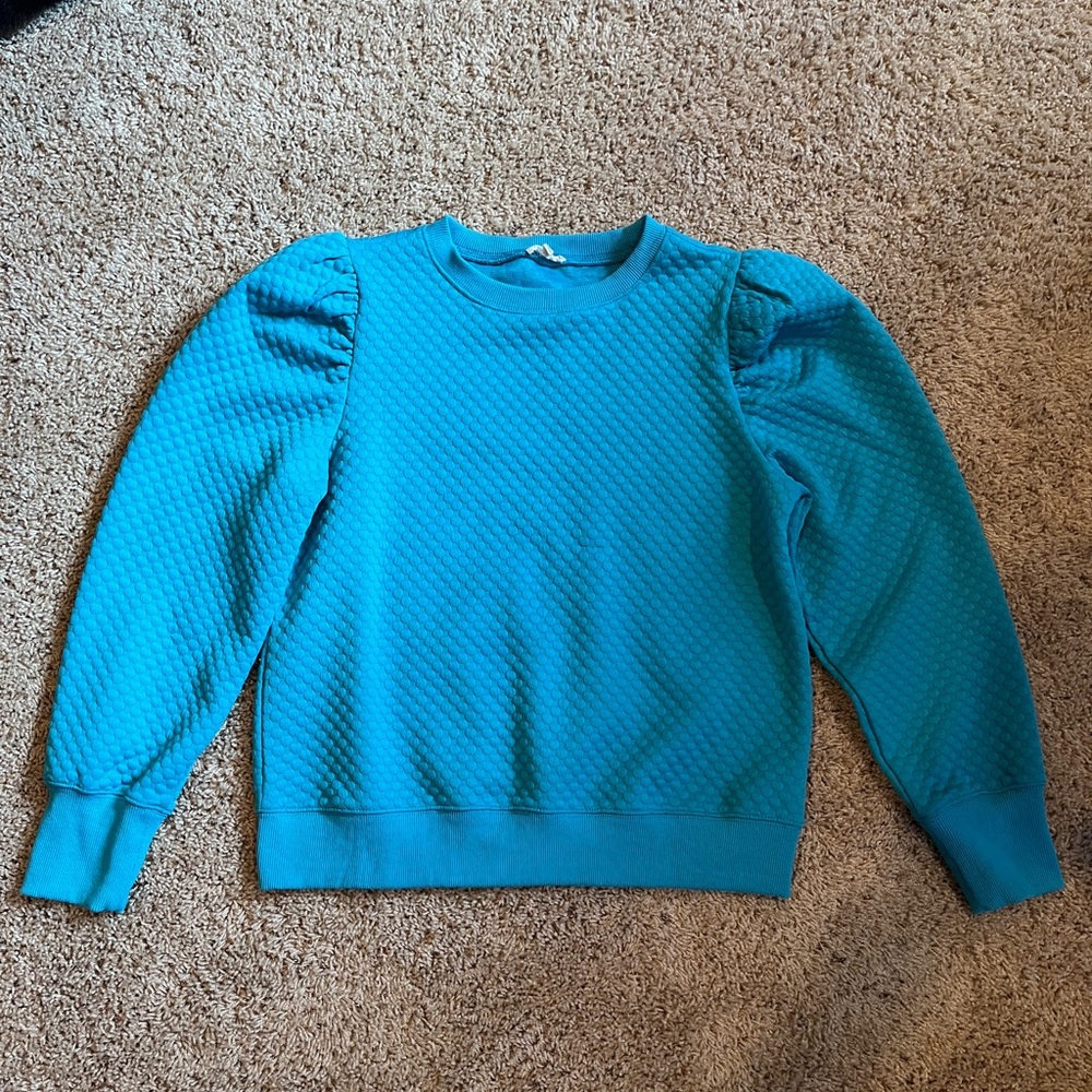 Boutique Puff Sleeve Sweatshirt!